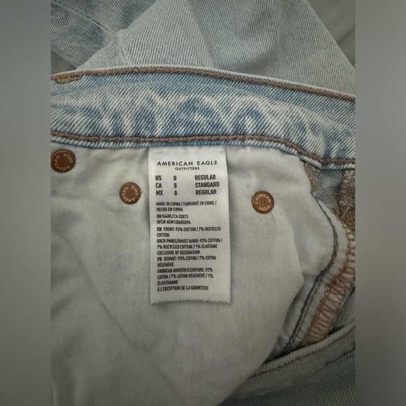 AE Strigid Highest Waist Crossover Baggy Straight Jeans - Picture 4 of 4